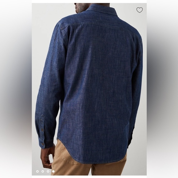 Rails Kenji Shirt Dark Wash Indigo - Picture 4 of 8